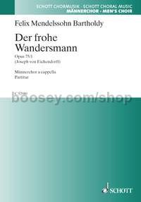 Der frohe Wandersmann op. 75/1 (choral score)