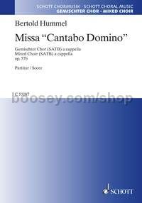 Missa Cantabo Domino op. 16 (choral score)