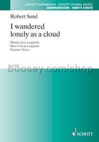 I wandered lonely as a cloud (choral score)