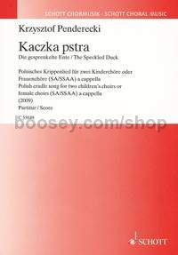Kaczka pstra - 2 children's or female choirs (SA / SSAA) (score)