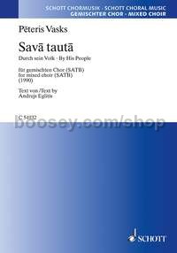 Sava tauta (choral score)