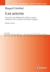 Lux aeterna (choral score)