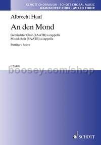 An den Mond (choral score)
