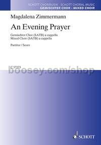 An Evening Prayer for mixed choir (SATB) a cappella