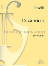 12 Capricci, per Violino