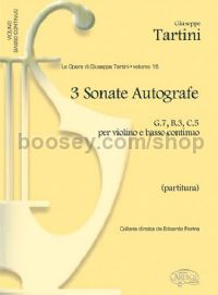 3 Sonate Autografe (G7, B3, C5)