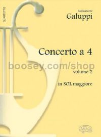 Concerto a 4 - Volume 2, in Sol Maggiore