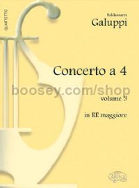 Concerto a 4 - Volume 3, in Re Maggiore