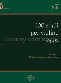 100 Studi Op.32, per Violino - Volume 3