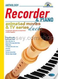 Animated Movies and TV Duets for Recorder & Piano