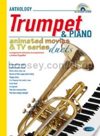 Animated Movies and TV Duets for Trumpet & Piano