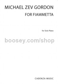 For Fiammetta - A Love Song for Piano