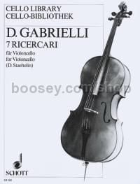 7 Ricercari - cello