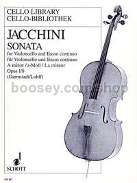 Sonata in A minor op. 1/8 - cello & basso continuo