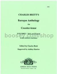 Charles Brett's Baroque Anthology for Counter-tenor Vol. 1 - Italy and France