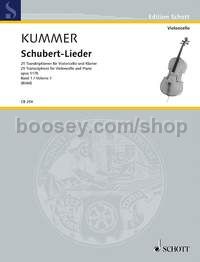 Schubert-Lieder op. 117b Band 1 - cello & piano