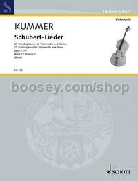 Schubert-Lieder op. 117b Band 2 - cello & piano