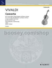 Concerto in G minor RV 531, PV 411, F III/2 - 2 cellos & piano reduction