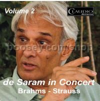 De Saram In Concert Vol.2 (Claudio Records Audio CD)