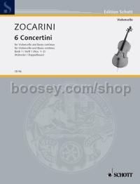 6 Concertini Band 1 - cello & basso continuo