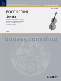 Sonata in C minor G 18 - cello & basso continuo