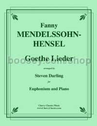 Goether Lieder for Euphonium (Bass clef edition)