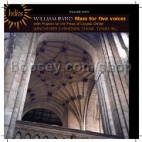 Mass For Five Voices (Hyperion Audio CD)