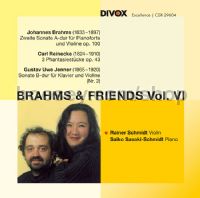Brahms & Friends Vol.6 (Divox Audio CD)