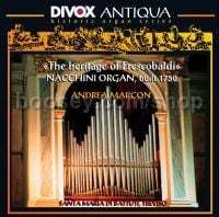 Frescobaldi works Vol.1 (Divox Audio CD)