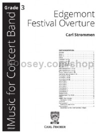 Edgemont Festival Overture (Wind Band Score)