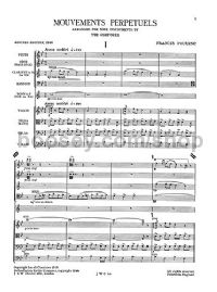 Mouvements Perpétuels (For Nine Instruments) (Full Score)