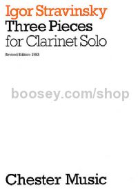 Three Pieces For Clarinet Solo