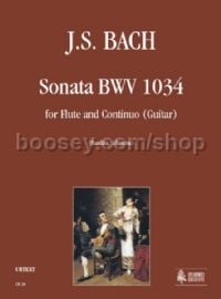 Sonata BWV 1034 for Flute & Guitar (score & parts)