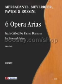 6 Opera Arias transcribed by Pietro Bottesini for Flute & Guitar (score & parts)
