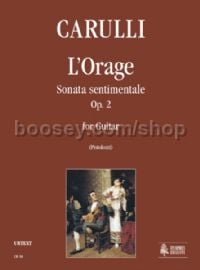 L’Orage. Sonata sentimentale Op. 2 for Guitar