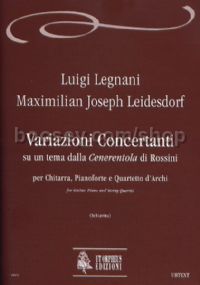Variazioni Concertanti for Guitar, Piano & String Quartet (score)