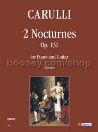2 Nocturnes Op. 131 for Piano & Guitar (score & parts)