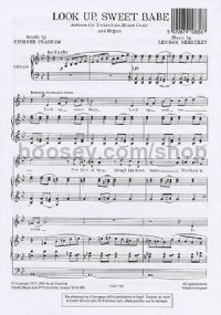 Look Up Sweet Babe (SATB)