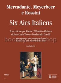 Six Airs Italiens for Flute (2 Flutes) & Guitar (score & parts)
