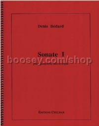 Sonata I for alto saxophone & organ