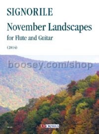 November Landscapes for Flute & Guitar (2014) (score & parts)