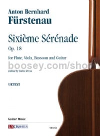 Sixieme Serenade Op.18 (flute, viola, bassoon and guitar score & parts)