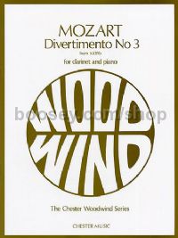 Divertimento No.3 K.439b/3 Clt/Piano