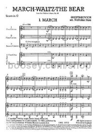 Mixed Bag No.24: Dmitri Shostakovich - March - Waltz - The Bear (Score/Parts) 