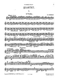 String Quartet In A Minor (Parts)