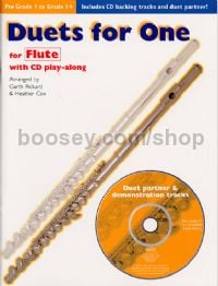 Duets For One for Flute (Book & CD)