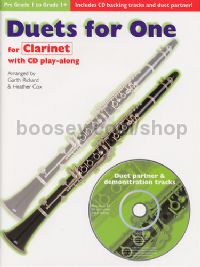 Duets For One for Clarinet (Book & CD)