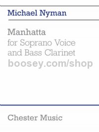 Manhatta for soprano voice and bass clarinet