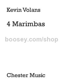 Four Marimbas (Score & Parts)