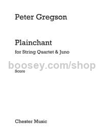 Plainchant - String Quartet (Score & Parts)